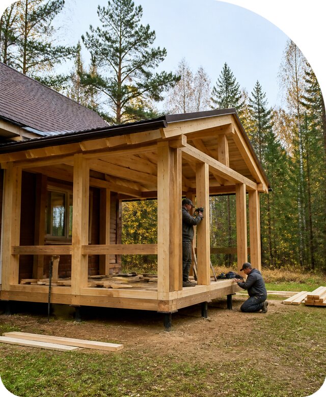 Строительство построек из бруса в Шебекине от 45815 р. | РадиДОМА-Шбк